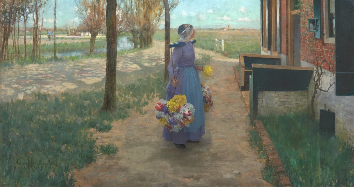 Flower Girl in Holland — full