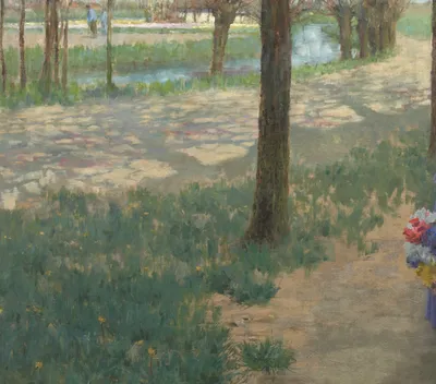 Flower Girl in Holland — left detail