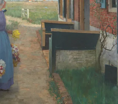 Flower Girl in Holland — right detail