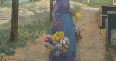 Flower Girl in Holland — center crop