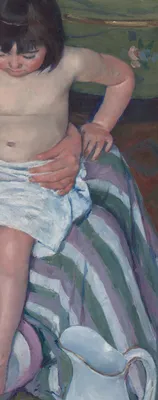 The Child's Bath — right detail