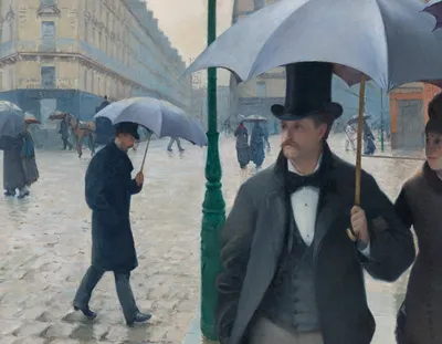 Paris Street; Rainy Day — center crop