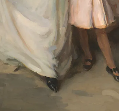 Dorothea and Francesca — bottom detail