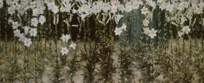 The Annunciation — bottom detail