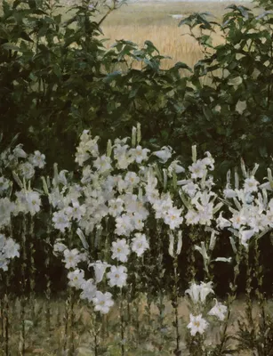 The Annunciation — left detail
