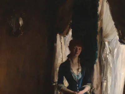 Madame Paul Escudier (Louise Lefevre) — top detail