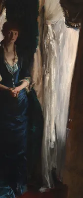 Madame Paul Escudier (Louise Lefevre) — right detail