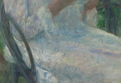 On a Balcony — bottom detail