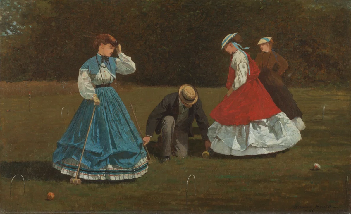 Croquet Scene — full