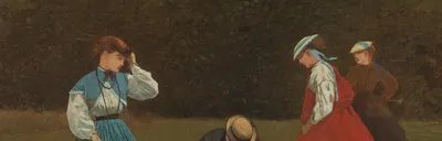 Croquet Scene — top detail