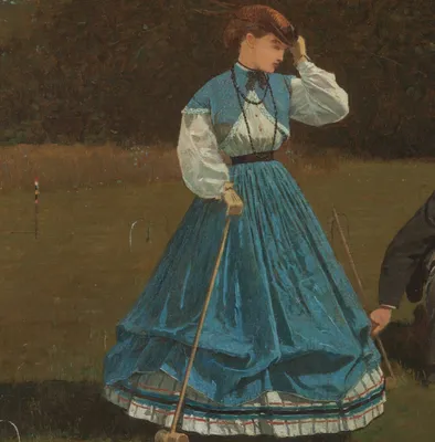 Croquet Scene — left detail