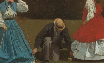 Croquet Scene — center crop