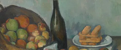 The Basket of Apples — top detail