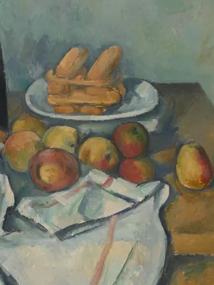 The Basket of Apples — right detail