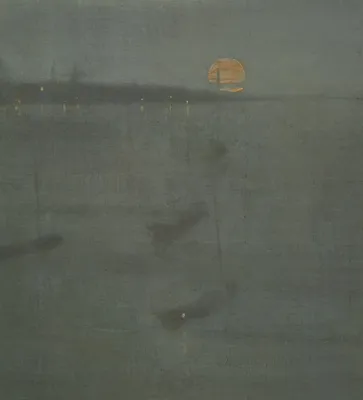 Nocturne: Blue and Gold—Southampton Water — left detail