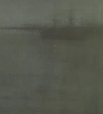 Nocturne: Blue and Gold—Southampton Water — right detail
