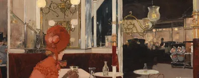 In the Café — top detail