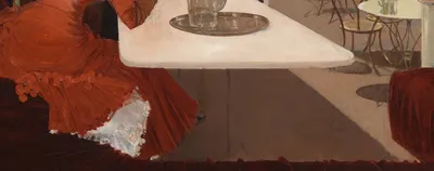 In the Café — bottom detail