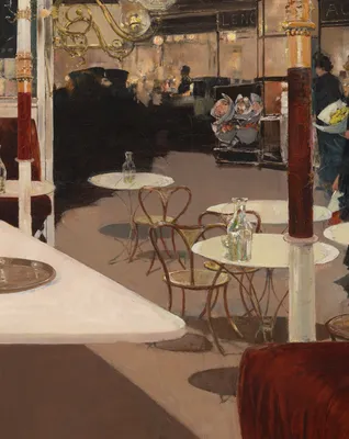 In the Café — right detail