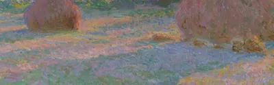 Stacks of Wheat (End of Summer) — bottom detail