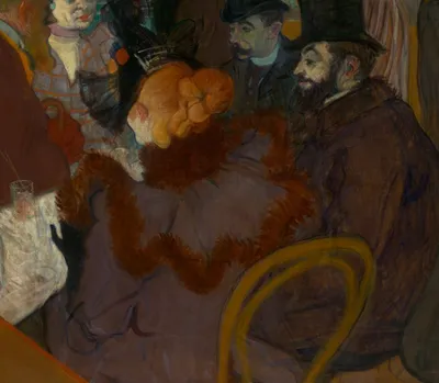 At the Moulin Rouge — center crop
