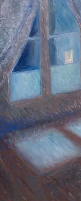 The Girl by the Window — left detail