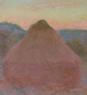 Stacks of Wheat (End of Day, Autumn) — right detail