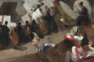 Rehearsal of the Pasdeloup Orchestra at the Cirque d'Hiver — bottom detail