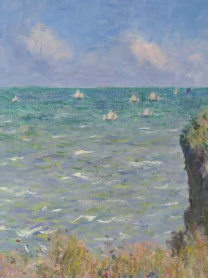 Cliff Walk at Pourville — left detail