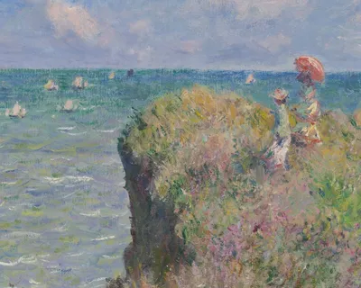 Cliff Walk at Pourville — center crop