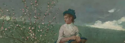 Peach Blossoms — top detail