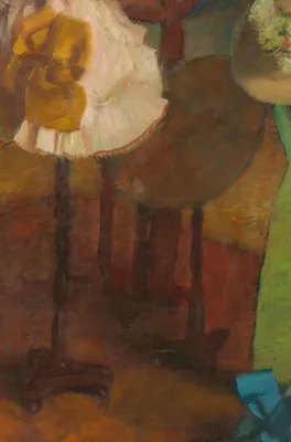 The Millinery Shop — left detail